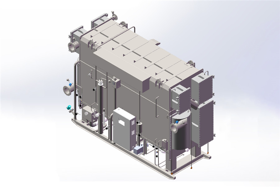 Low-temp. LiBr absorption chiller details